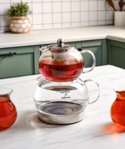 کتری کوچک لژدار شیشه ای از refika x برند Karaca کد 1729505790