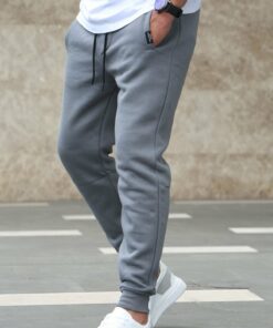 لباس راحتی ساده خاکستری آنتراسیت برند Madmext کد 1729321154