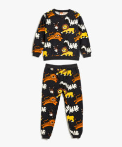 ست لباس راحتی پنبه ای چاپی برند Koton کد 1728746599