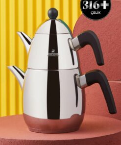 ست کتری لژدار حرفه ای بلند 316فولادی برند Karaca کد 1729505783