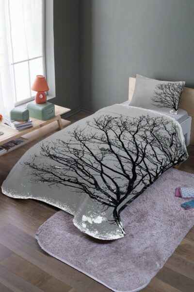 ست روتختی تک نفره چوب کامل طرح‎دار برند Evpanya کد 1727788180