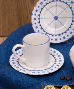 ست فنجان قهوه چینی 6نفره 12تکه ستاره دار برند Heda Porselen کد 1727789720