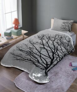 ست روتختی تک نفره چوب کامل طرح‎دار برند Evpanya کد 1727788180