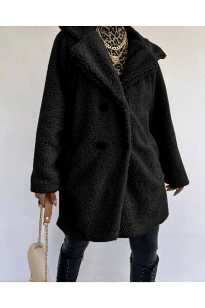 مخمل کوتاه پالتو زنانه برند buqre کد 1727795861