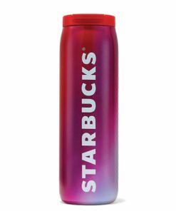فلاسک فولادی ضد زنگ 473میلی لیتر قرمز بنفش برند Starbucks کد 1729354569