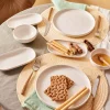 سرویس صبحانه چینی 6نفره 12تکه سفید برند Emsan کد 1728491608