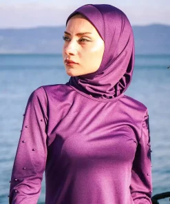 سربند روسری استخر آبی بنفش برند Marina کد 1729525954