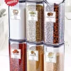 ظرف نگهداری ادویه پلاستیکی 6تکه مربع 6عدد برند Nandy Home کد 1729410748