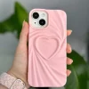 کاور سیلیکون مات طرح‎دار قلب ساتن سه بعدی 150 13140 apple برند Go Aksesuar کد 1728316499