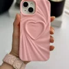 کاور سیلیکون مات طرح‎دار قلب ساتن سه بعدی 150 13140 apple برند Go Aksesuar کد 1728316499