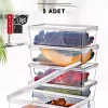 ظرف نگهداری 2lt درب‎دار 5عدد عمیق به فریزر برند Nandy Home کد 1729412248