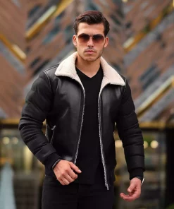 کاپشن زمستانی پفدار آب آستر خزدار مردانه برند BOYS MANS کد 1728456323
