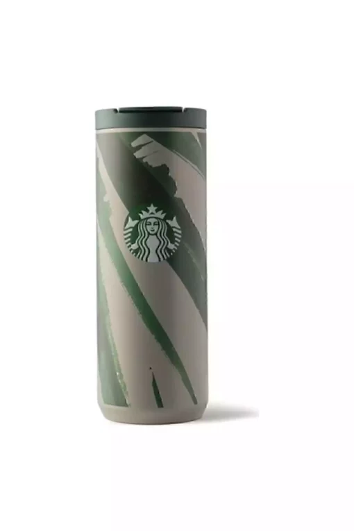 فلاسک سری 473میلی لیتر رنگی خاکستری-سبز کلاسیک برند Starbucks کد 1728727590