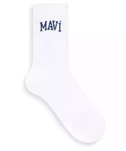 جوراب آرم چاپی سفید برند Mavi کد 1729478000