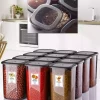 ظرف نگهداری 1200میلی لیتر 12عدد خاکستری آنتراسیت برند Nandy Home کد 1729412195
