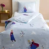 ست کاور بچه گانه کودک چاپی آبی یخ زده برند LC Waikiki کد 1729510462