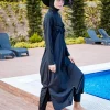مایو اسلامی پوشیده کامل بلند مشکی برند Marina کد 1729470311
