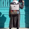 کوله پشتی رویایی طراحی طوسی وگان برند Dogo کد 1728351911