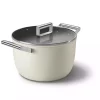 قابلمه کرم شیشه ای 7lt درب‎دار سبک 26cm برند Smeg کد 1729911864