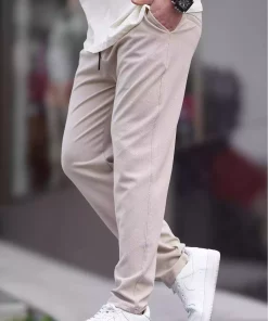 ساده پاچه بژ شلوار مردانه برند Madmext کد 1729926247