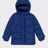 کاپشن بچه گانه راحت لوگو‎دار برند Calvin Klein کد 1729415736