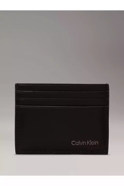 قسمته لوگو‎دار جا کارتی مشکی چندتایی مردانه برند Calvin Klein کد 1728781932