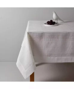 کرم ساده رومیزی 160x220cm برند Linens کد 1728347595