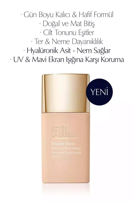 کرم پودر بافتنی سبک مرطوب کننده بژ دو رویه برند Estee Lauder کد 1731502335