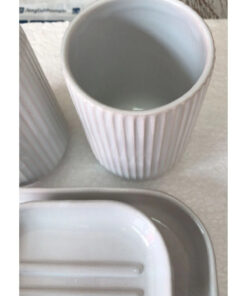 ست سرویس بهداشتی سرامیک آتنا بژ محصول برند English Home کد 1732701321