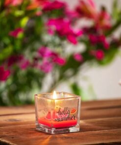 شمع لیوان تزئینی شکل هندوانه 5cm برند LC Waikiki کد 1731424104