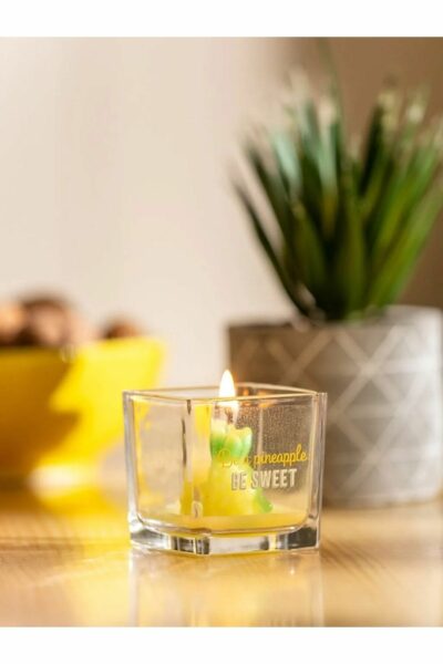 شمع لیوان تزئینی شکل آناناس 5cm برند LC Waikiki کد 1731425783