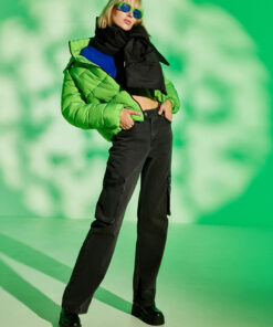 کاپشن یقه ایستاده پفدار کوتاه برند Koton کد 1732960705