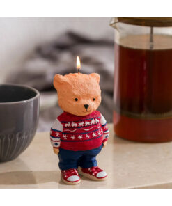 شمع تزئینی خانه چاپی Teddy خرس کوچولو 14cm برند LC Waikiki کد 1731425616