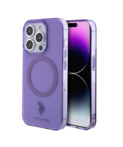 شارژی کاور طراحی شفاف 15حرفه ای بنفش برند U.S. Polo Assn. کد 1732897452