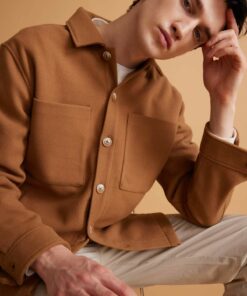 کت پیراهن به صورت یقه سه دکمه Relax برند Defacto کد 1732374762