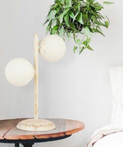 آباژور مدرن لامپ مطالعه شیشه ای طرحدار سفید اتاق نشیمن تخت طراحی برند Apliqa کد 1731414971