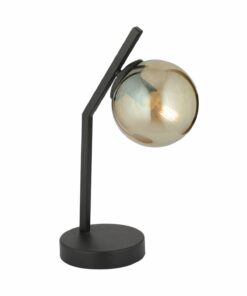 آباژور مدرن لامپ مطالعه شیشه ای عسل یکدست اتاق نشیمن-تخت مشکی فریسی برند Apliqa کد 1731414790