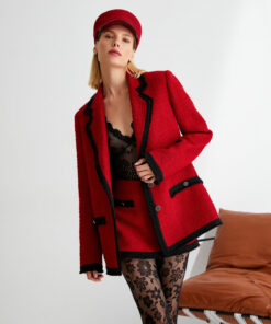 کت بلیزر متناسب دکمهدار برند Koton کد 1732960786