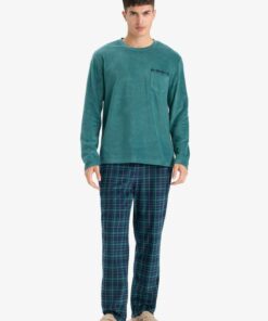 پایین لباس راحتی بالا متناسب آستین بلند طرحدار پلار برند Defacto کد 1731203770