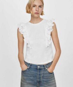 پنبه ای چیندار تیشرت برند MANGO کد 1730980889