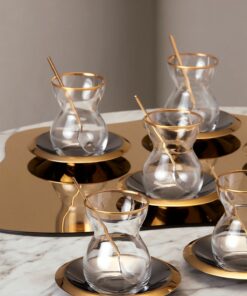 ست چای 6نفره 18تکه لاسین برند Karaca کد 1731052196