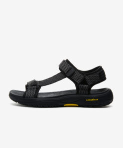 صندل مشکی مردانه جزر و مد برند Skechers کد 1730997731