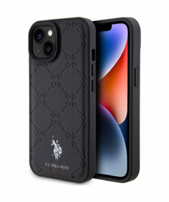 چاپ کاور چرم مصنوعی لوگو‎دار طرح‎دار 150 مشکی برند U.S. Polo Assn. کد 1732897282