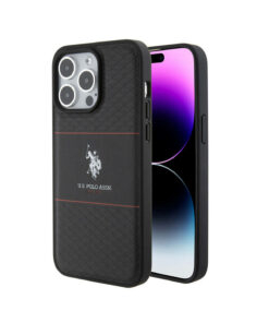 کاور آرم نواری 15حرفه ای مشکی چرم برند U.S. Polo Assn. کد 1732898599