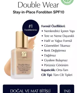 کرم پودر مات طبیعی 30میلی لیتر 100 ماندن در محل دو رویه برند Estee Lauder کد 1731502333