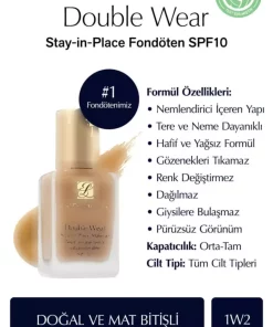 کرم پودر مات طبیعی 30میلی لیتر 100 ماندن در محل دو رویه برند Estee Lauder کد 1731518899