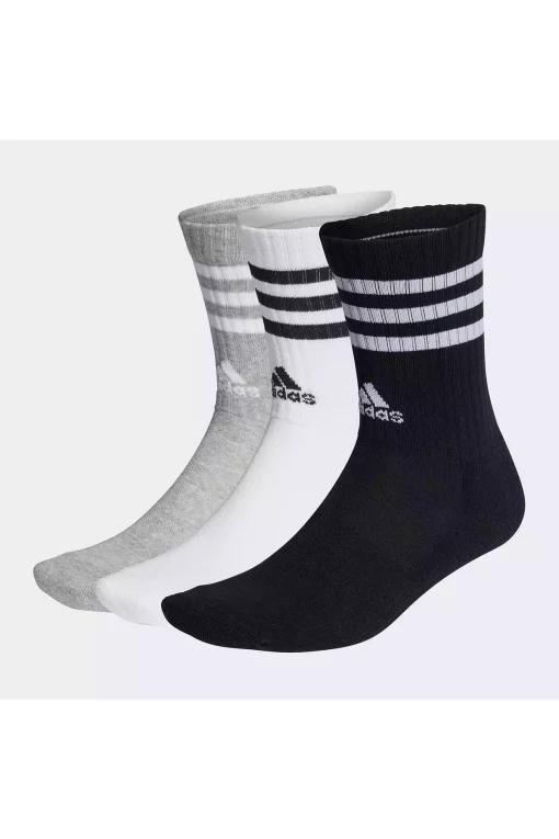 جوراب سفید / سیاه خاکستری برند adidas کد 1732668680