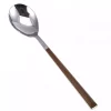 قاشق ست ناهار خوری چوب فولادی ضد زنگ 1نفره 1قاشق سالزبورگ برند Karaca کد 1732683322