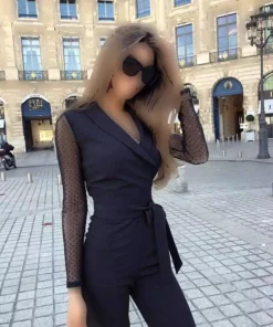 سرهمی پارچه طرح‎دار آستین کمربند دار 133cm برند JANES کد 1730536342