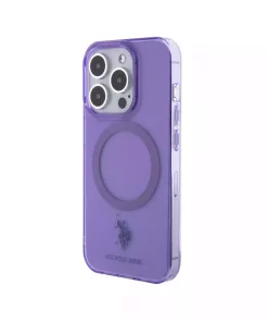 شارژی کاور طراحی شفاف 15حرفه ای بنفش برند U.S. Polo Assn. کد 1732897452
